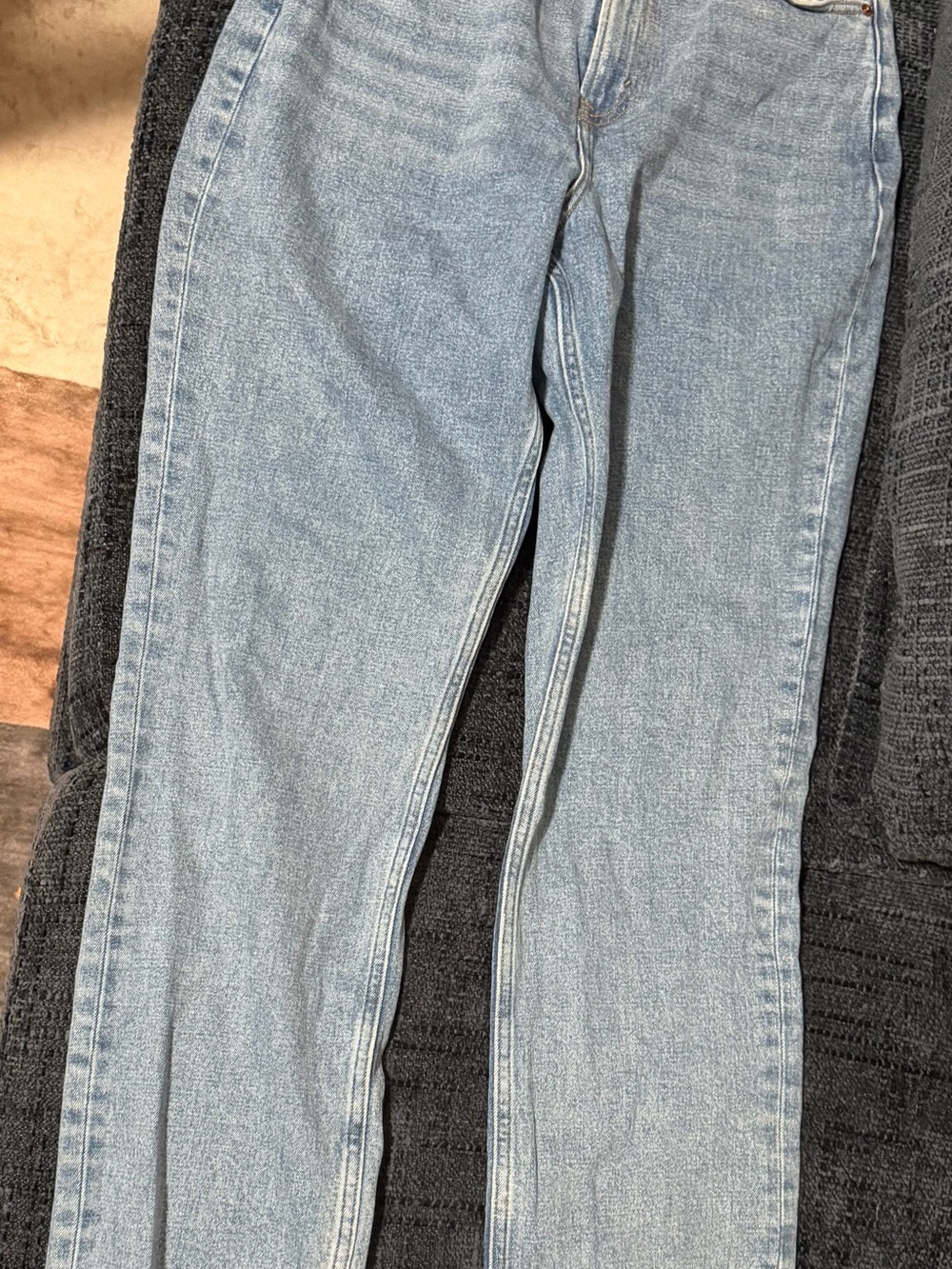 Abercrombie & Fitch Light Wash Straight Leg Jeans
